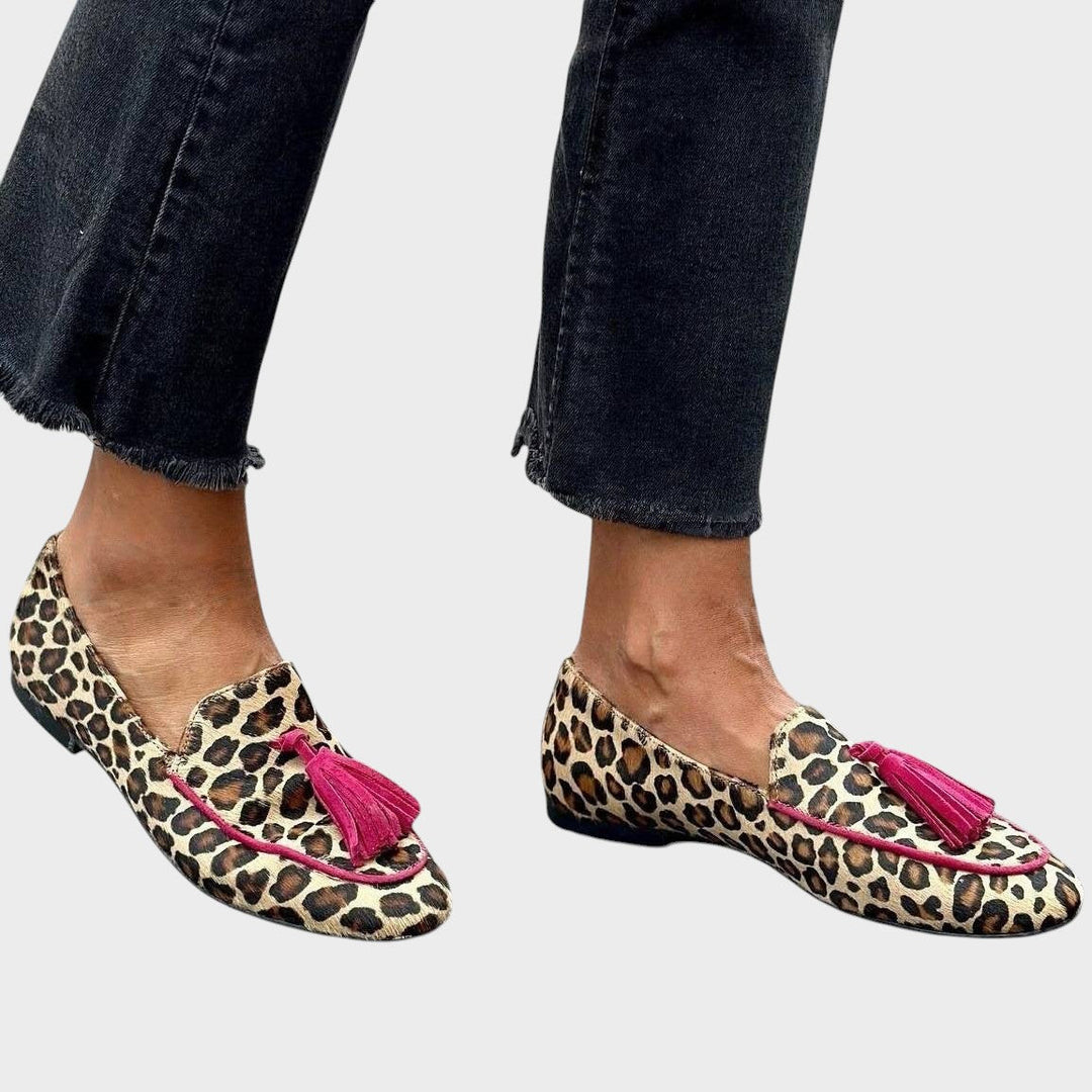 Mariana – Mokasíny s leopardím vzorem