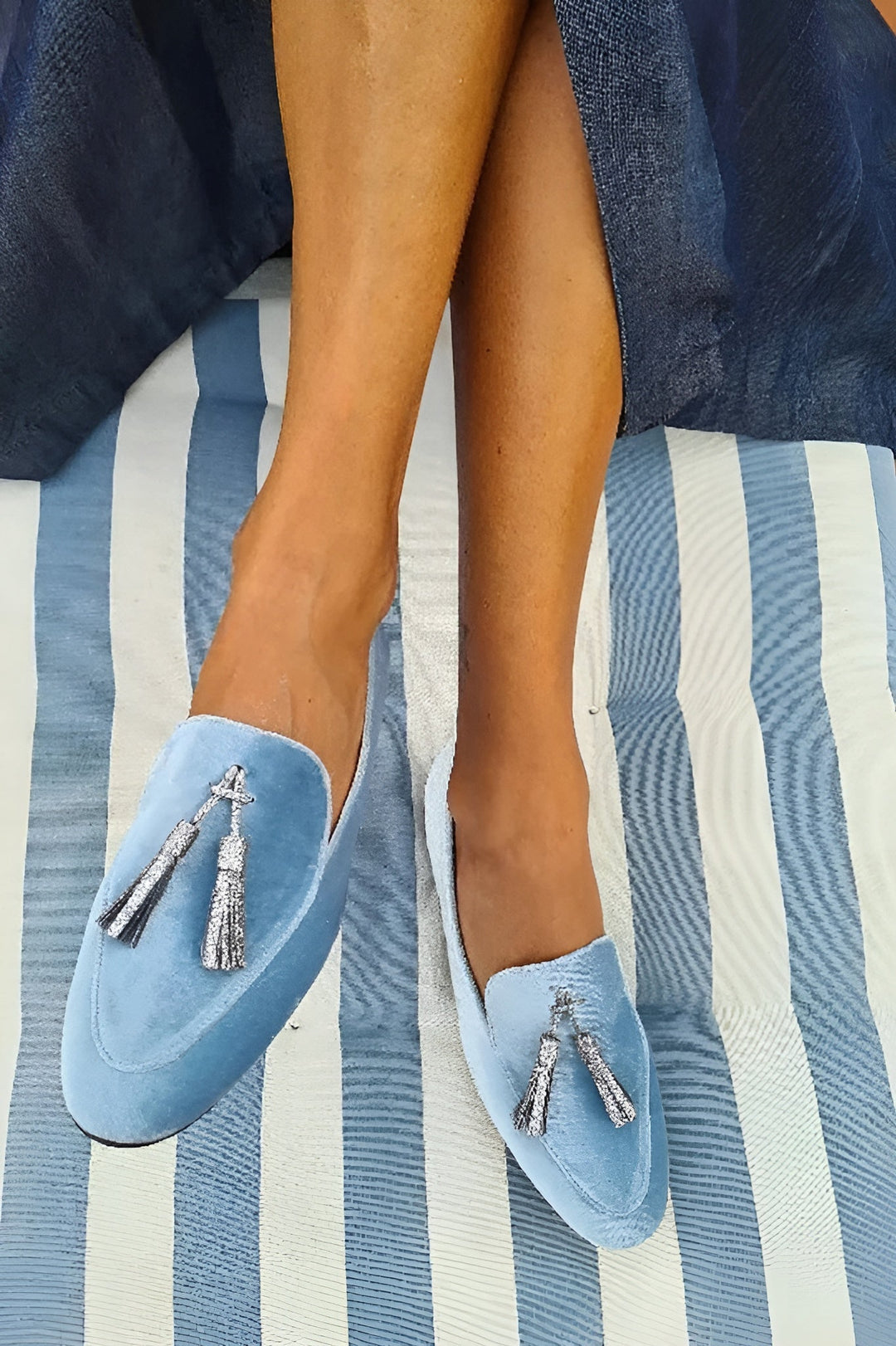 Teresa - Elegantní mokasíny z nubuku