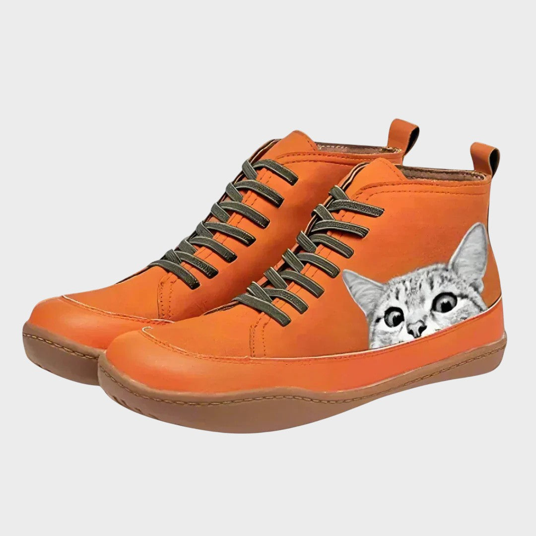 Felina - Kožené boty pro milovníky koček