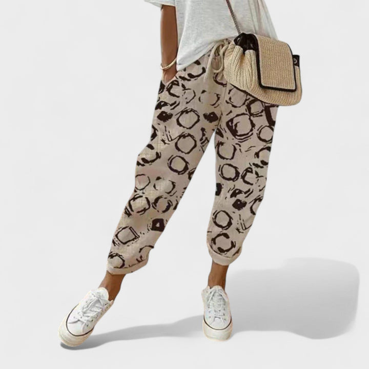 Francisca – Moderní a casual lněné kalhoty