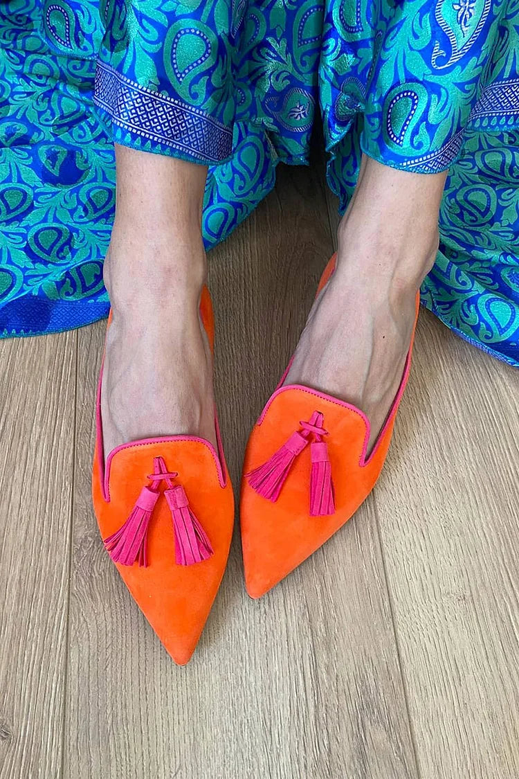Íris - Mokasíny s boho třásněmi