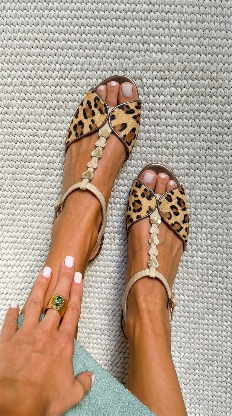 Elsa - Sandály Peep toe Zlato