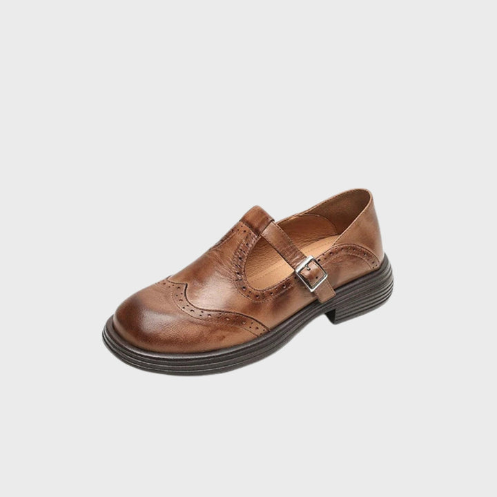 Inês | Elegantní kožené Mary Jane boty