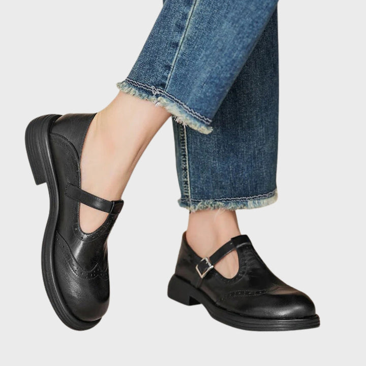 Inês | Elegantní kožené Mary Jane boty