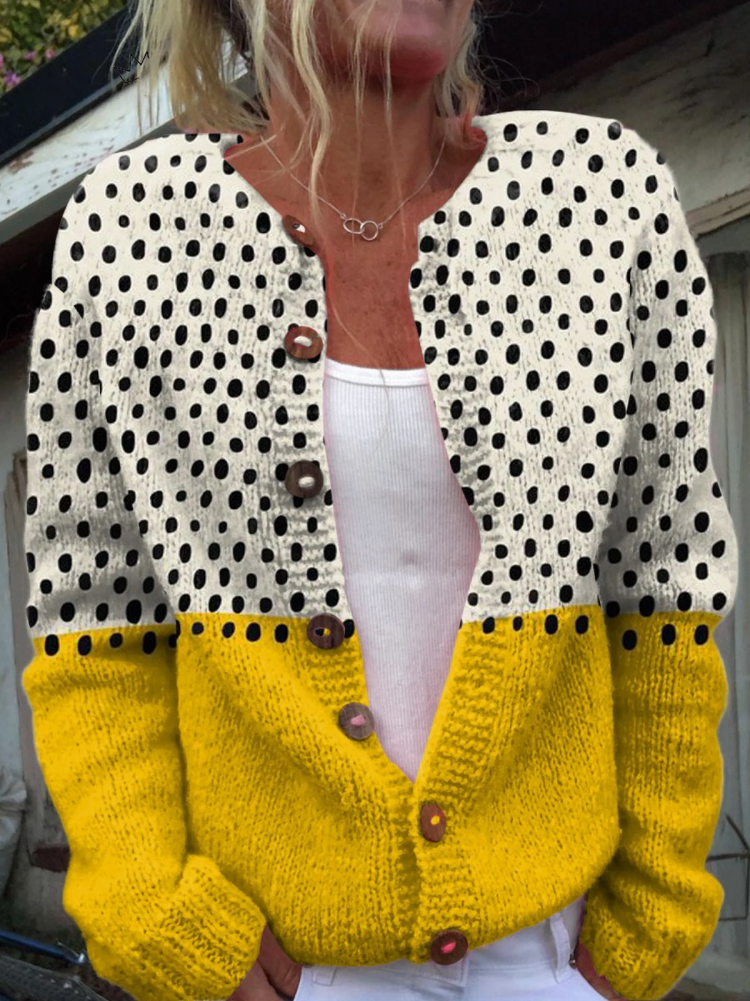 Juliana - Cardigan s puntíky