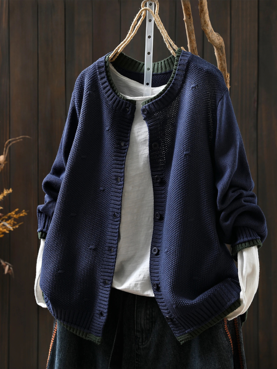 Diana - Texturovaný Oversized Kardigan