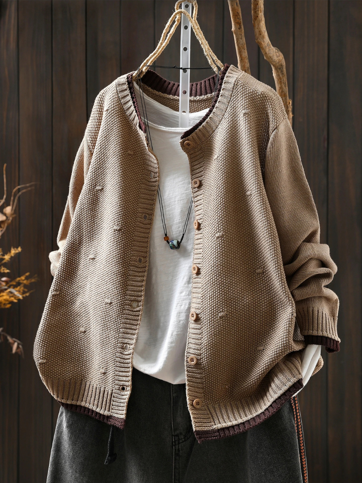 Diana - Texturovaný Oversized Kardigan