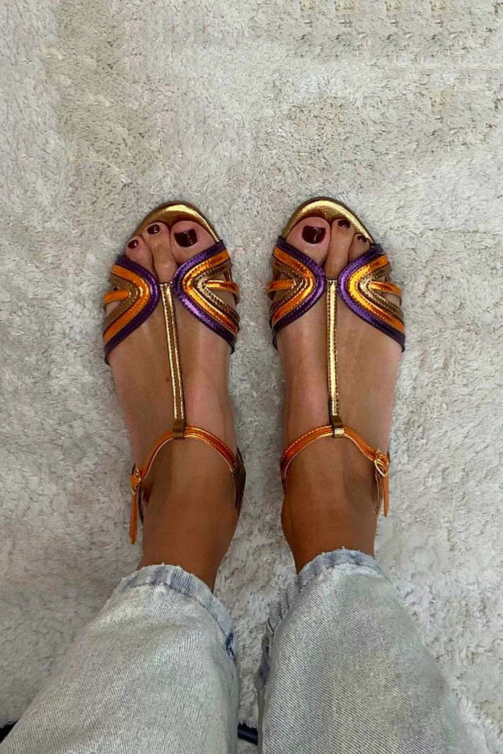 Yasmin - Sandály Peep toe
