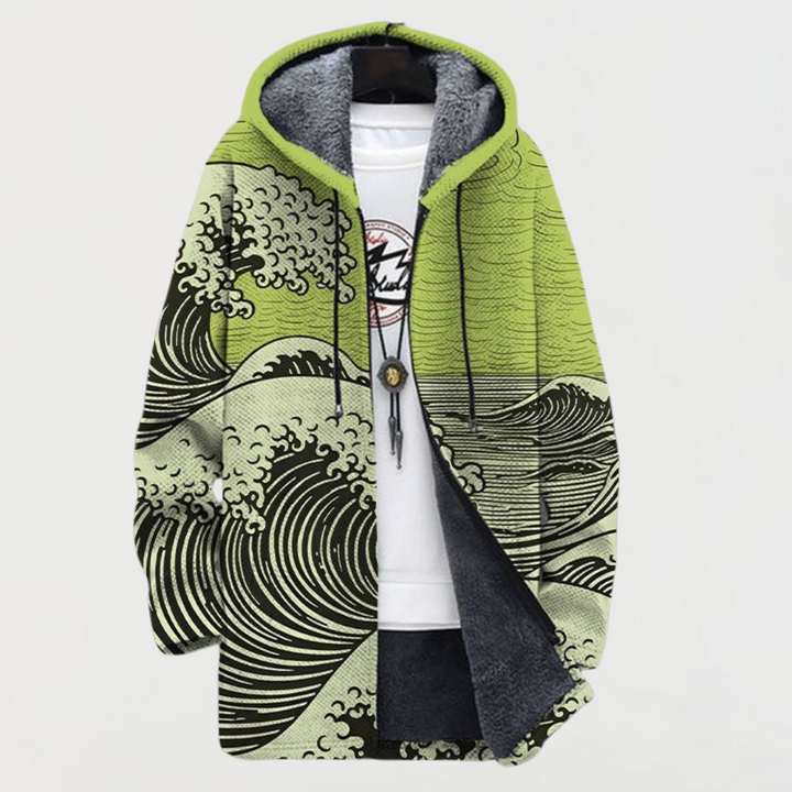 Mathilda – Kabát s vlnkovým vzorem