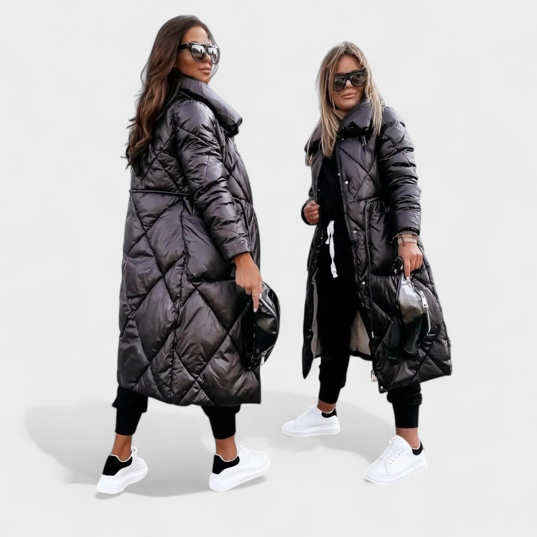 Ana - Elegantní Dlouhý Kabát