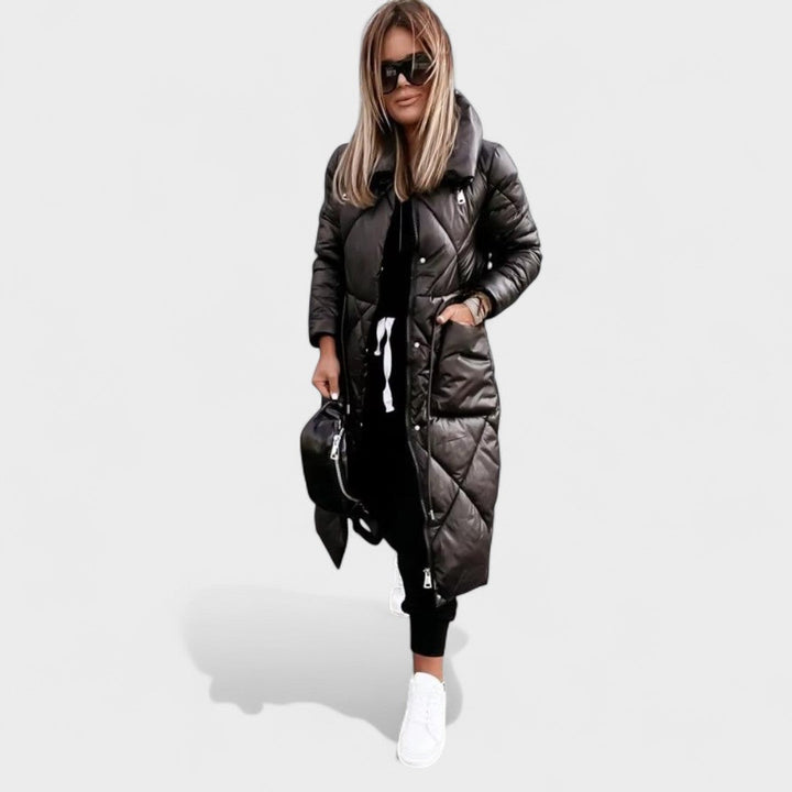 Ana - Elegantní Dlouhý Kabát
