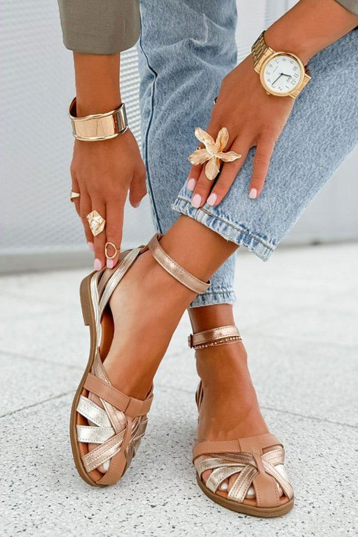 Violante - Sandály Cut-out Champagne