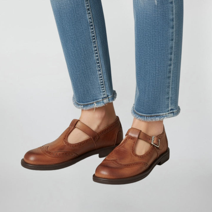 Inês | Elegantní kožené Mary Jane boty