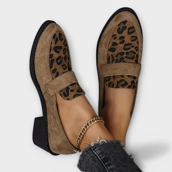 Camila - Elegantní boty s leopardím vzorem