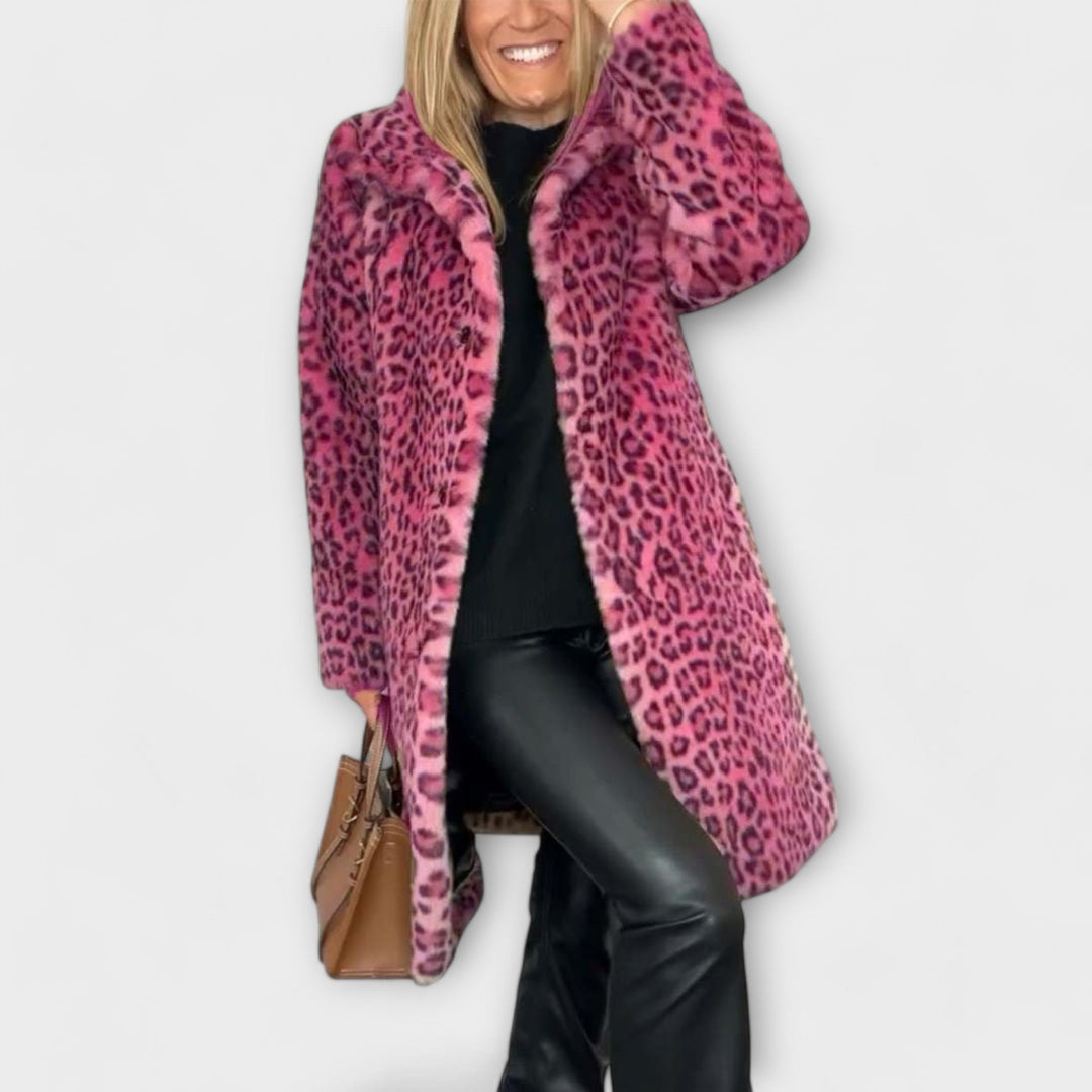 Amara - Kabát s leopardím vzorem