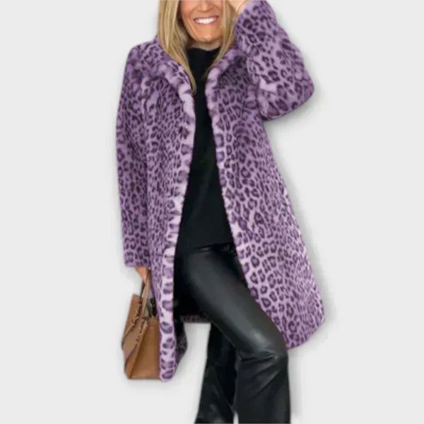 Amara - Kabát s leopardím vzorem