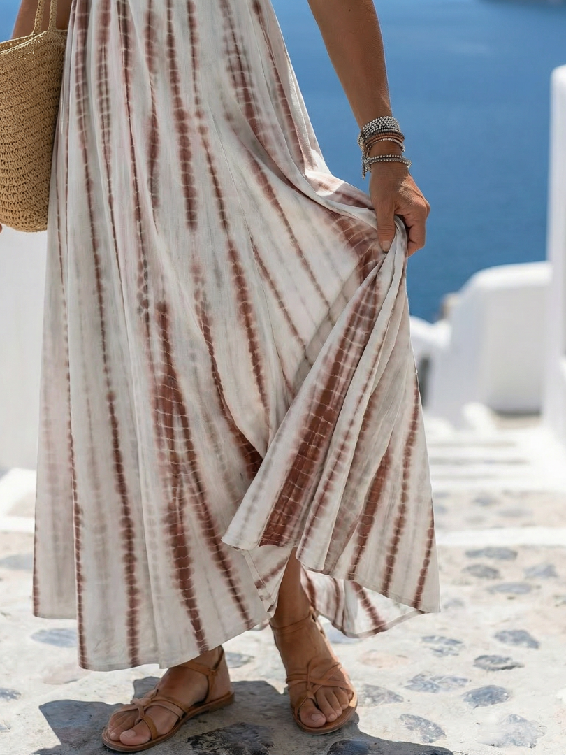 Karys - Letní Midi Casual Šaty