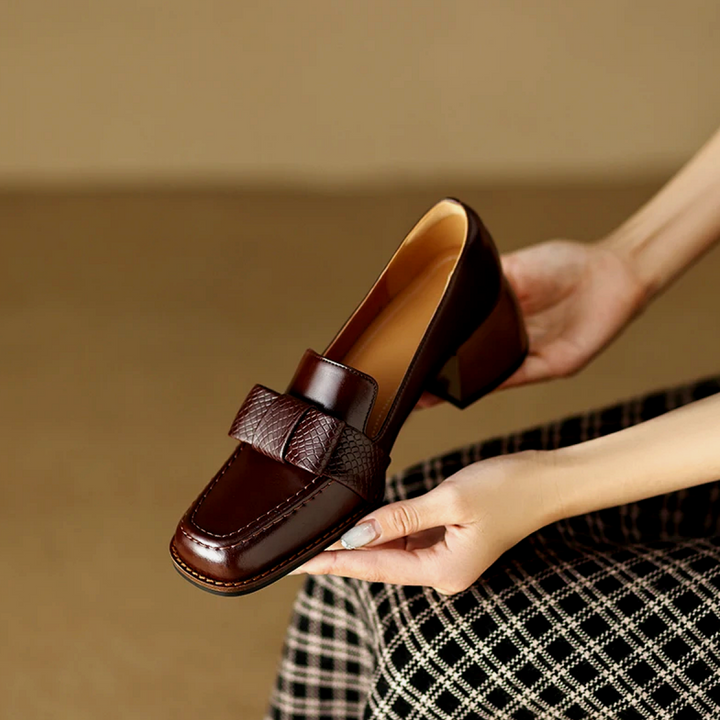 Joana - Loafers s mašlí