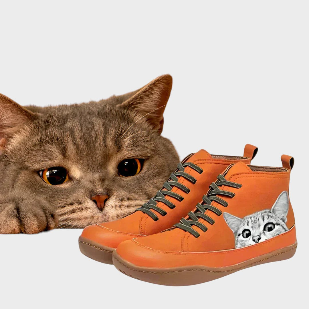 Felina - Kožené boty pro milovníky koček