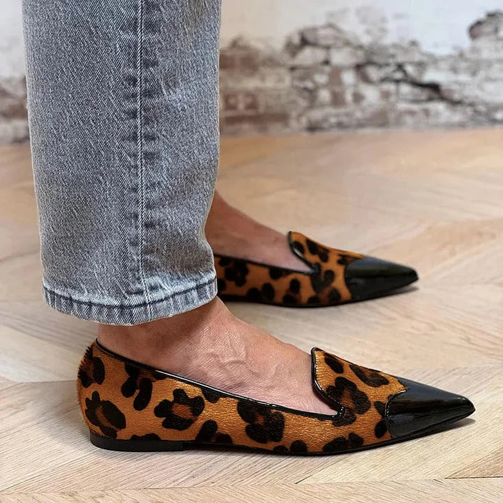 Castanheiro - Mokasíny Charm Leopard