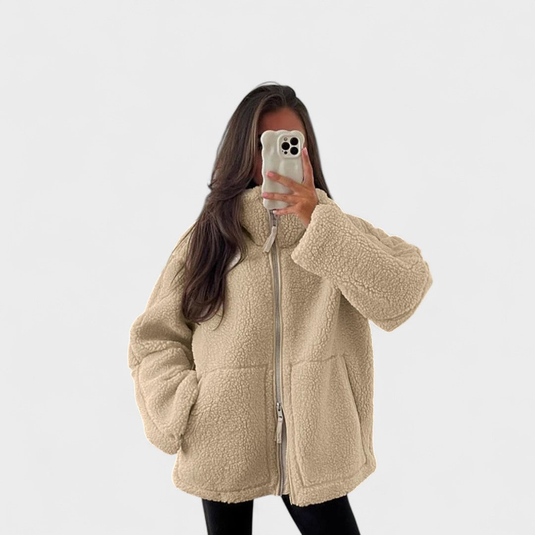 Vanda - Oversized kabát s vysokým límcem