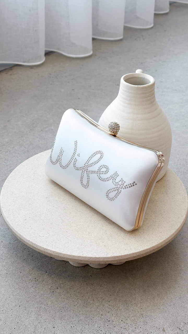 Saténová kabelka Wifey - Zlato