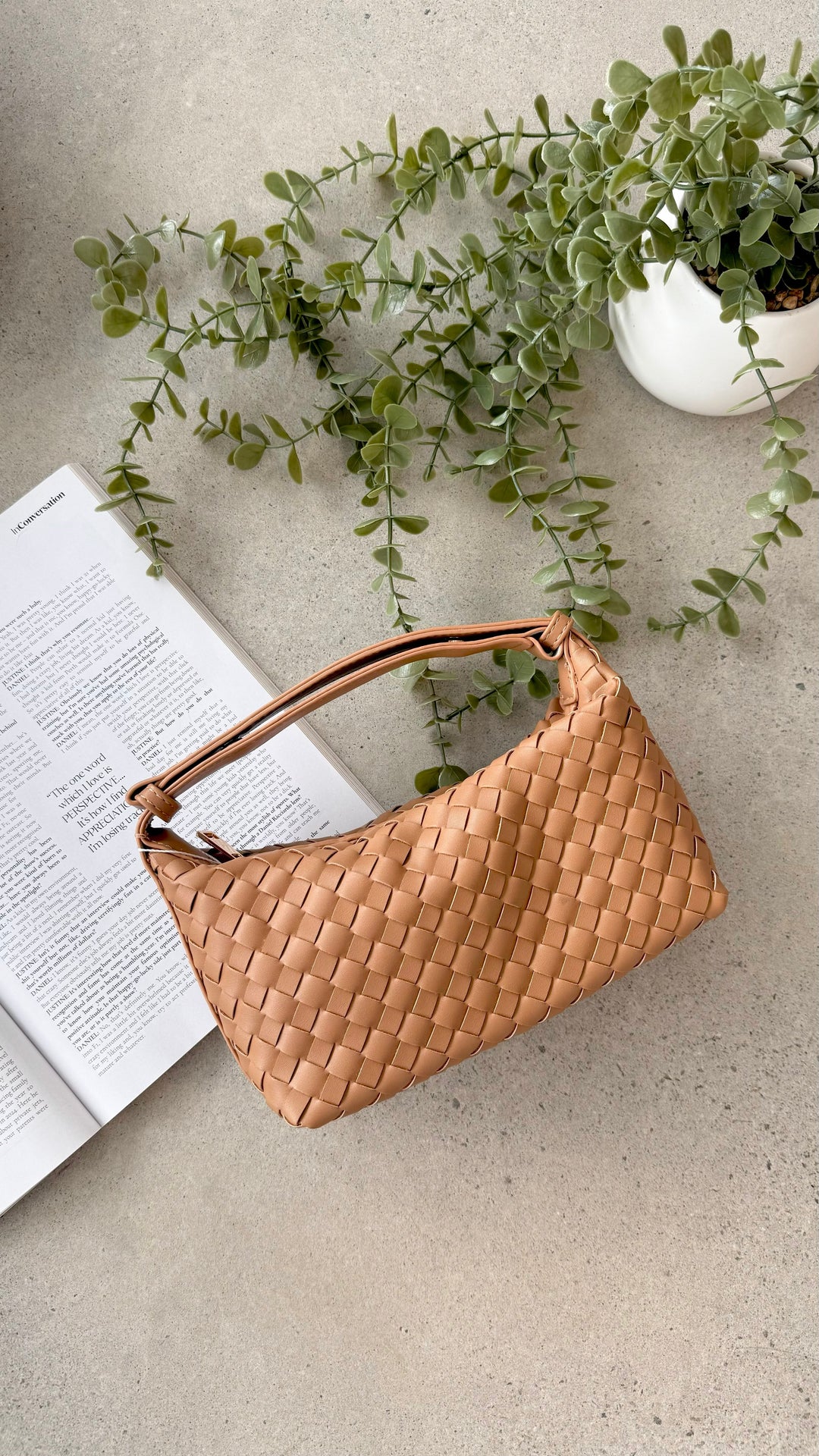 Isabelle Tote Bag - Tan