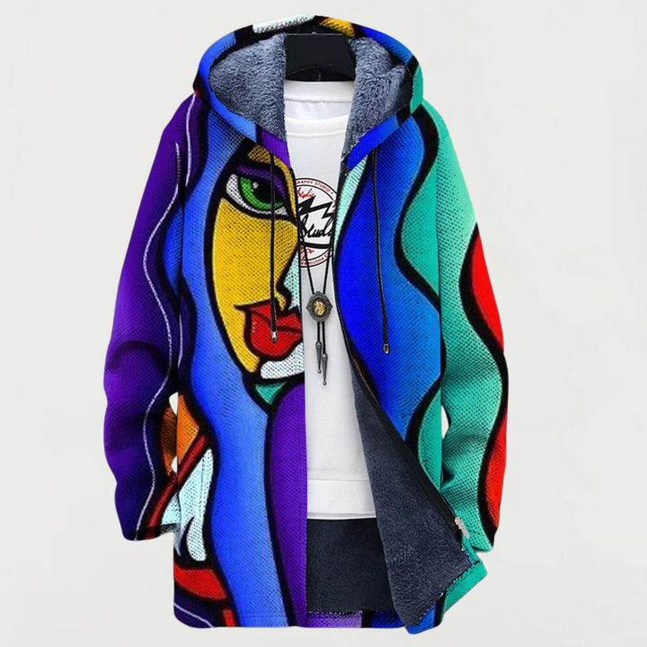 Elisa – bunda s barevnou grafikou