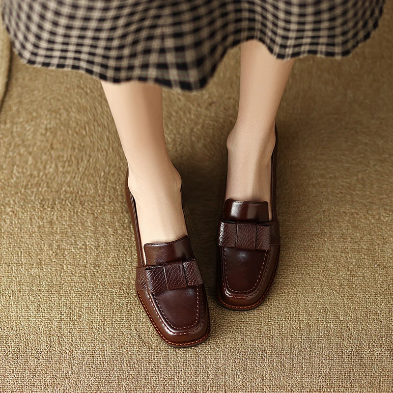 Joana - Loafers s mašlí