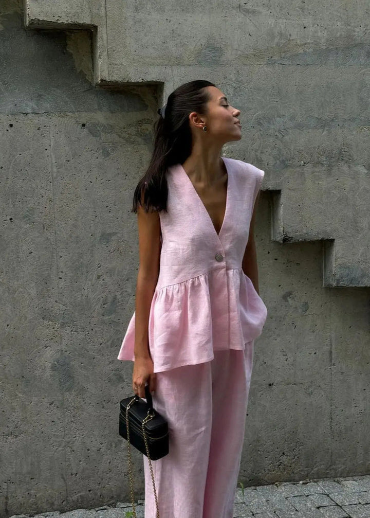 Palma - Vintage Peplum Set