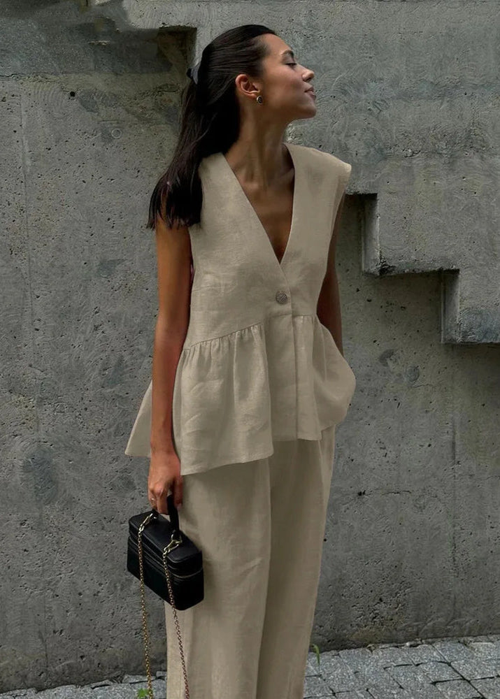Palma - Vintage Peplum Set