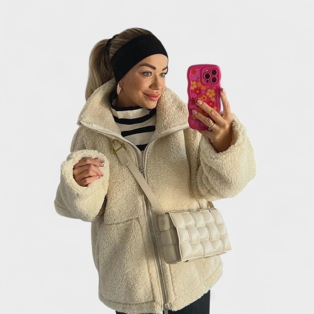 Vanda - Oversized kabát s vysokým límcem
