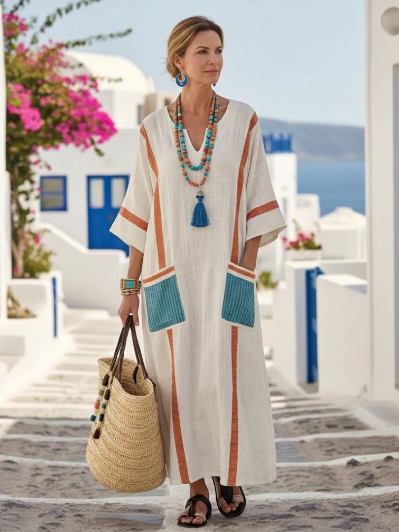 Noemi - Elegantní Maxi Letní Šaty