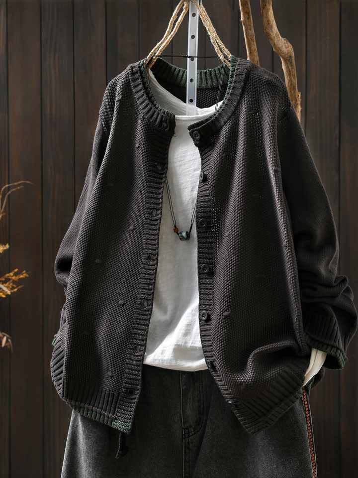 Diana - Texturovaný Oversized Kardigan