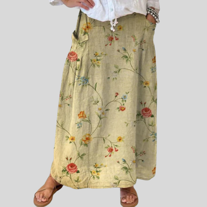 Marie | Lehká potištěná sukně