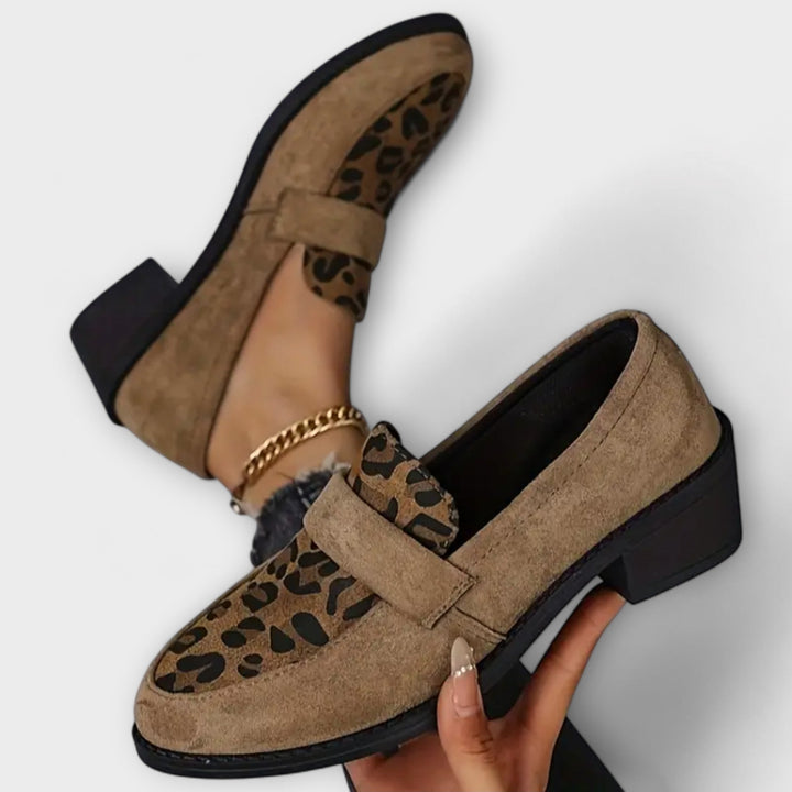 Camila - Elegantní boty s leopardím vzorem