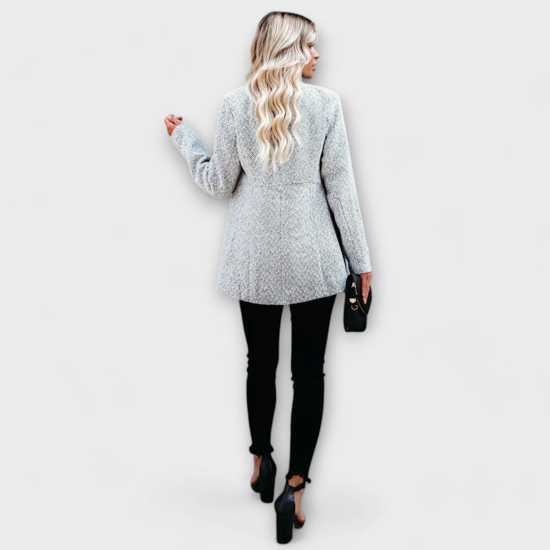 Catarina - Stylová Tweedová Bunda
