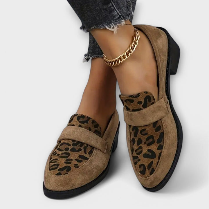 Camila - Elegantní boty s leopardím vzorem