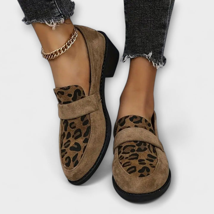 Camila - Elegantní boty s leopardím vzorem