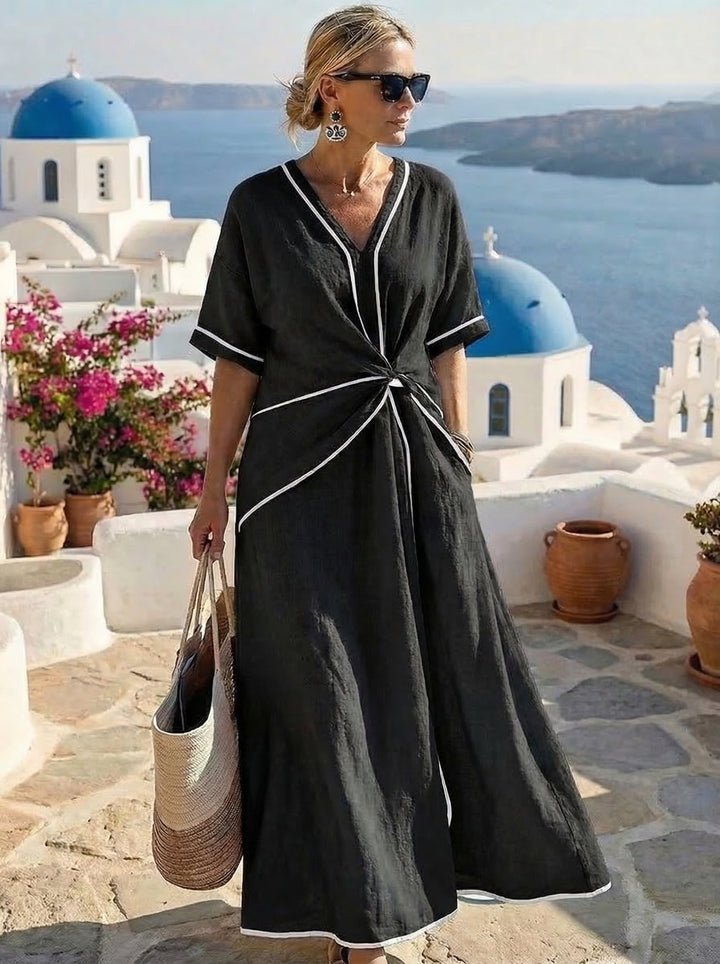 Letní Šaty Santorini - Elegance a Pohodlí