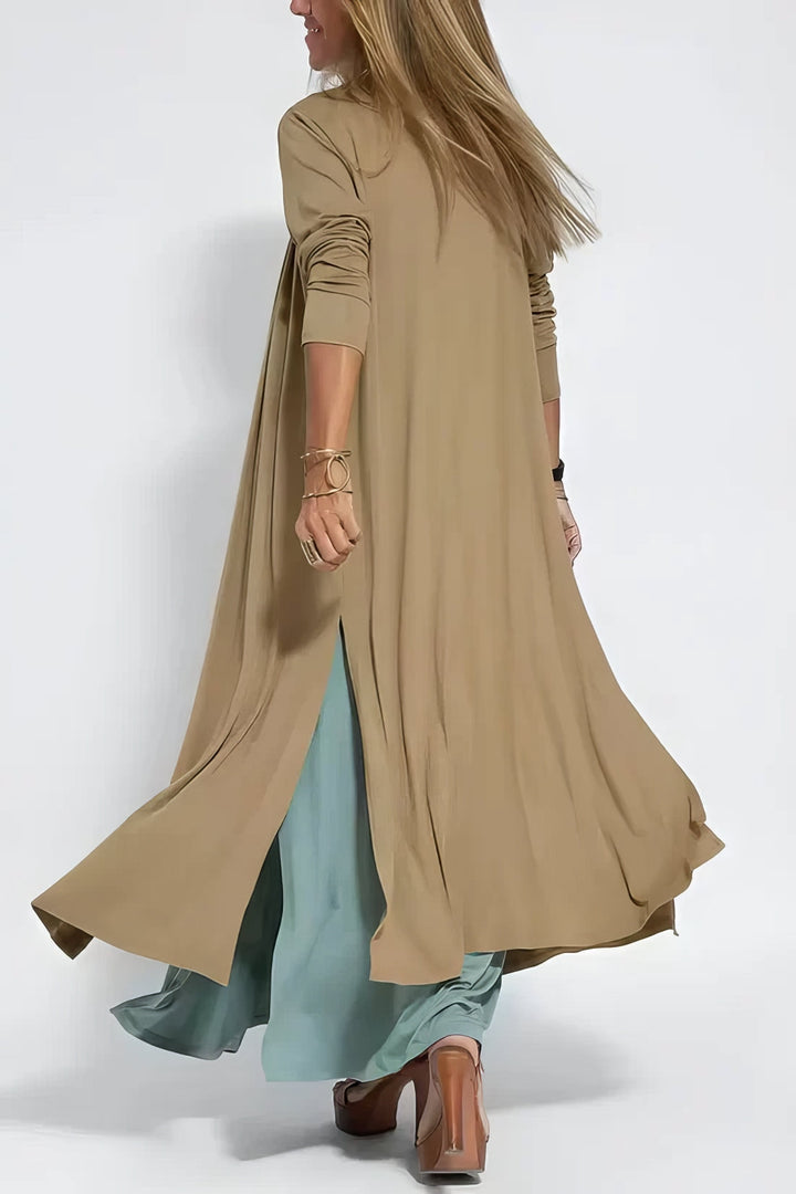 Ana - Elegantní dlouhé šaty + odpovídající pletený svetr